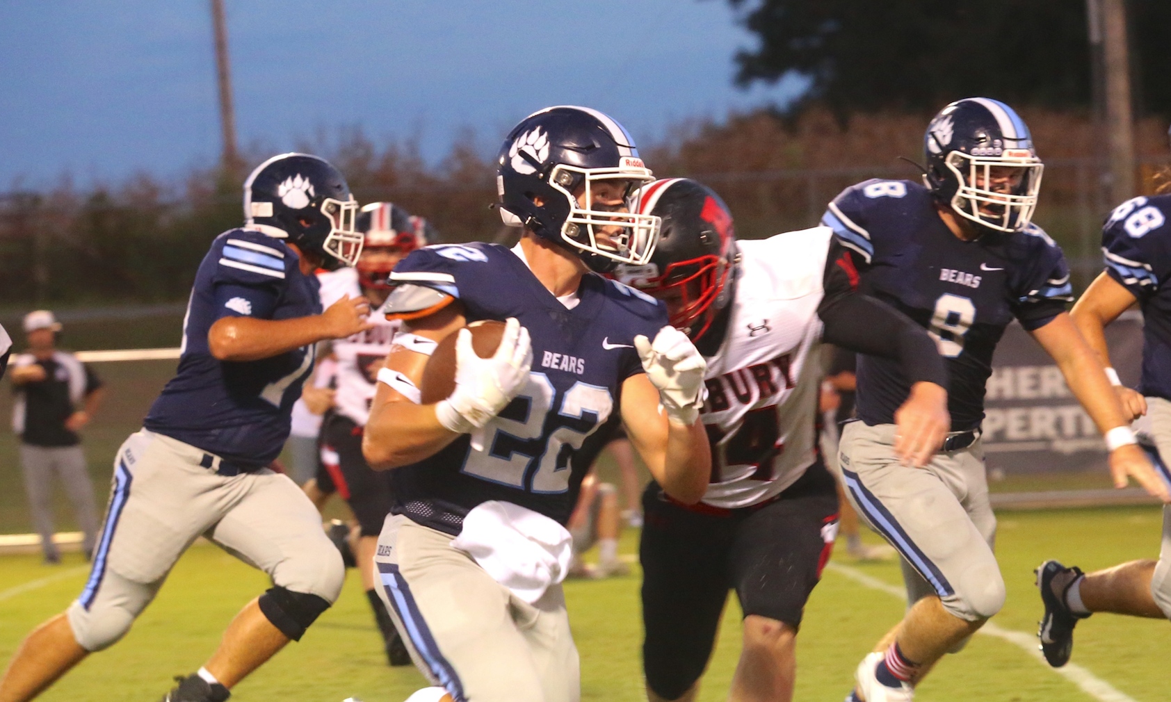 Bears take down Asbury in 53-0 win